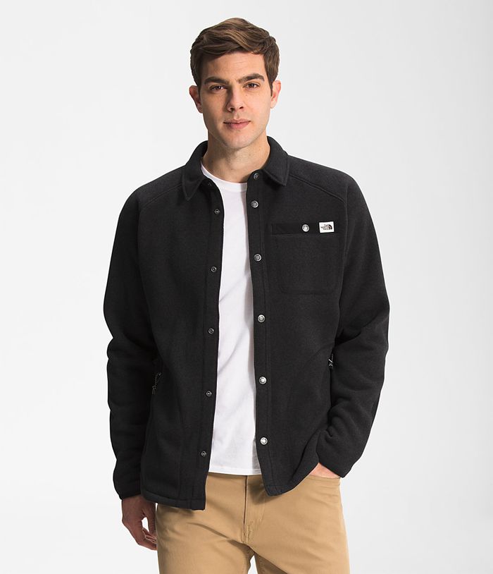The North Face Gordon Lyons Shacket Mens Shirt Black 029764-MBN